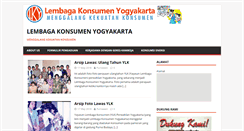 Desktop Screenshot of lembagakonsumen.org