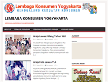 Tablet Screenshot of lembagakonsumen.org